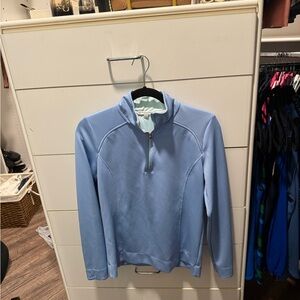 Fairway & Greene Black and Light Blue Outerwear